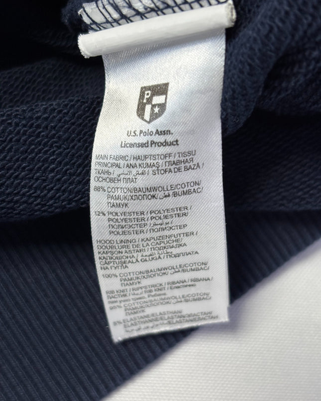 U.S. Polo Assn. Navy Blue USPA Logo Hoodie