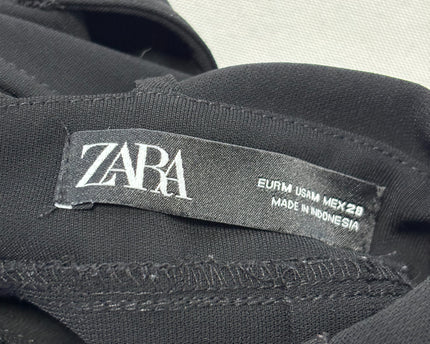 Zara Black V-Neck Long Maxi Dress