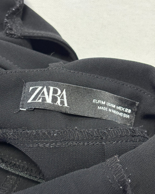 Zara Black V-Neck Long Maxi Dress