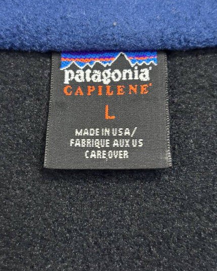 Patagonia Black Capilene 1/4 Zip Fleece Sweatshirt