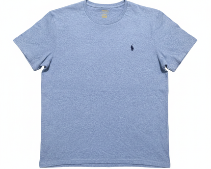 Polo Ralph Lauren Heathered Blue Crew Neck T-Shirt