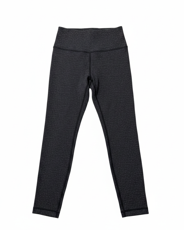 Lululemon Charcoal Herringbone High-Rise Leggings