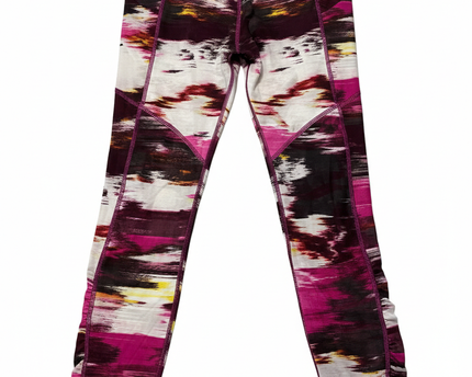 Lululemon Vibrant Abstract Print Ruched Ankle Leggings