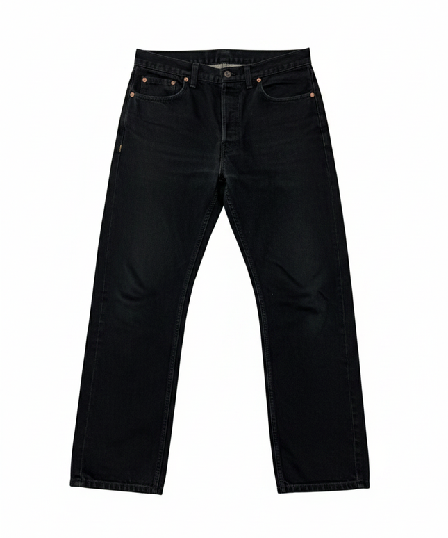 Levi's Men's Black Straight Leg Classic Denim Jeans