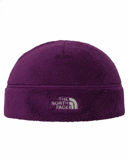 The North Face Youth Fleece Purple Plush Beanie