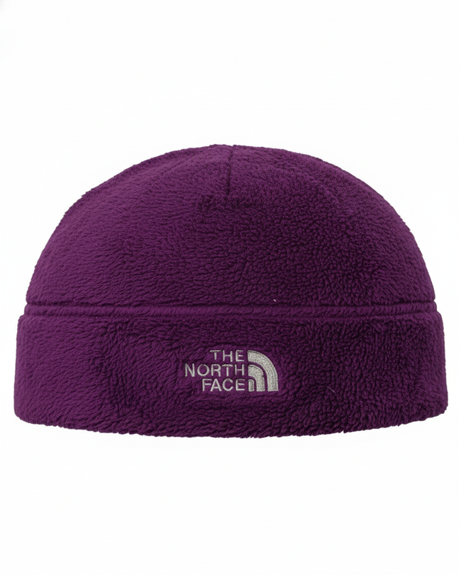 The North Face Youth Fleece Purple Plush Beanie