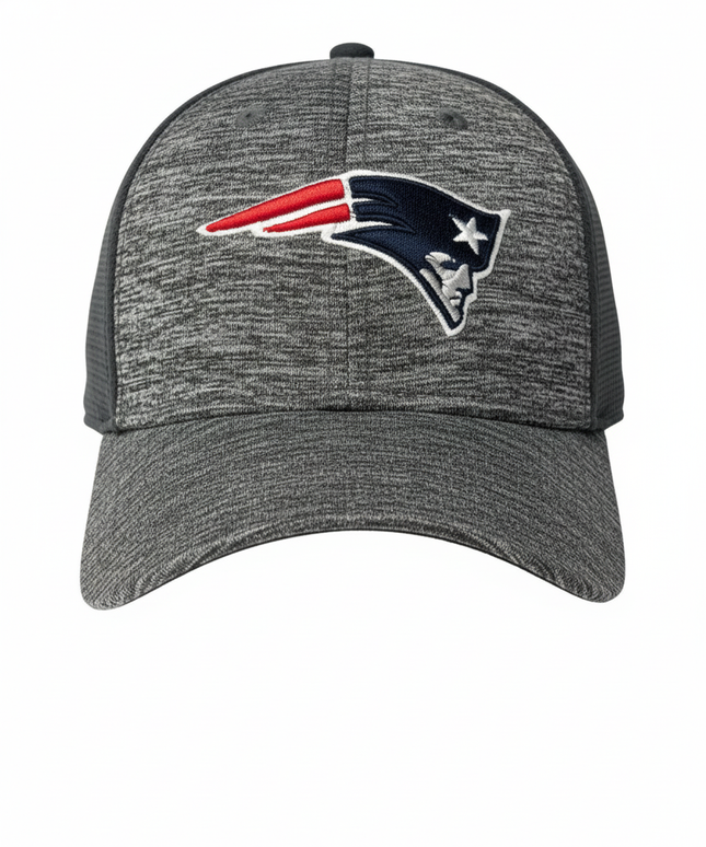 New England Patriots Heather Gray & Charcoal Performance Cap