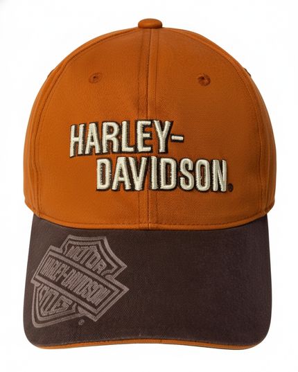 Harley-Davidson Fairbanks Alaska Two-Tone Rust Cotton Cap