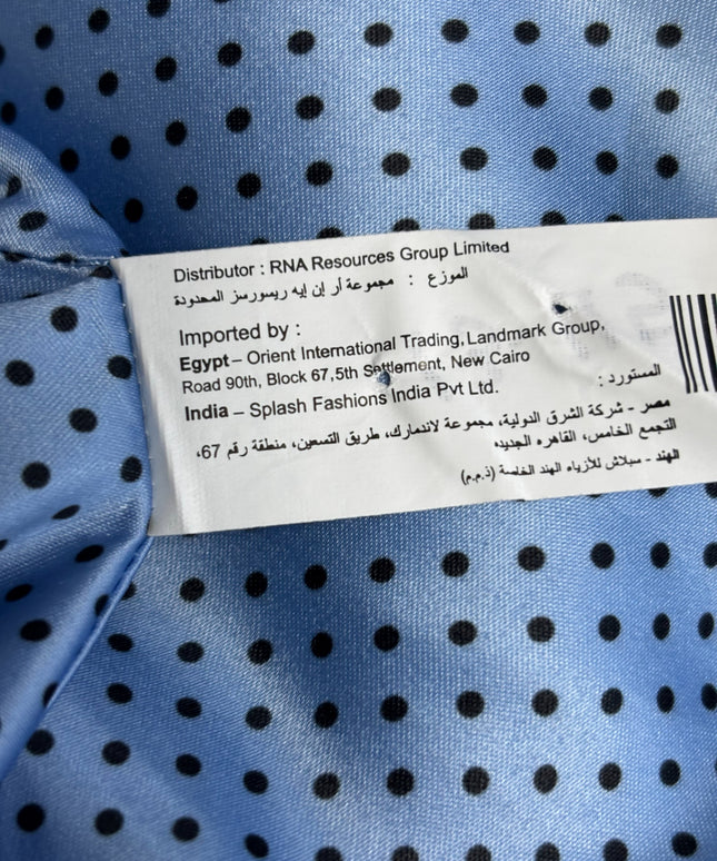 Splash Light Blue Tailored Single-Button Blazer