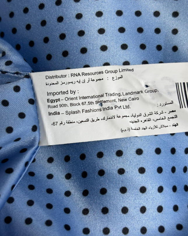 Splash Light Blue Tailored Single-Button Blazer