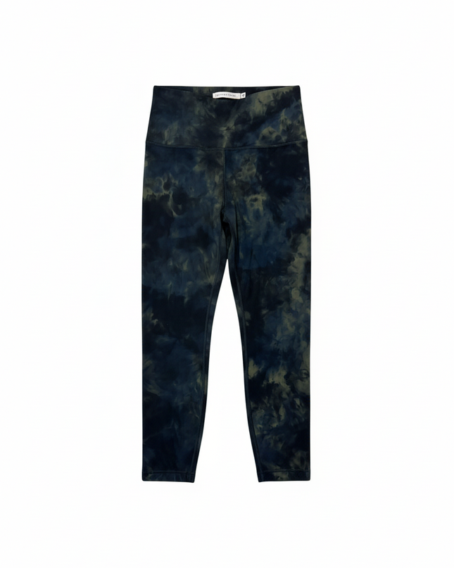 Lululemon Dark Green Tie-Dye High-Rise Athletic Leggings