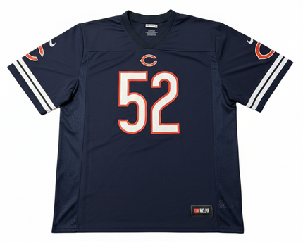 NFL Team Apparel Chicago Bears Khalil Mack #52 Navy Blue Jersey
