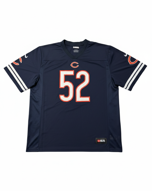 NFL Team Apparel Chicago Bears Khalil Mack #52 Navy Blue Jersey