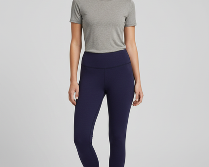Lululemon Navy Blue High-Rise Performance Leggings