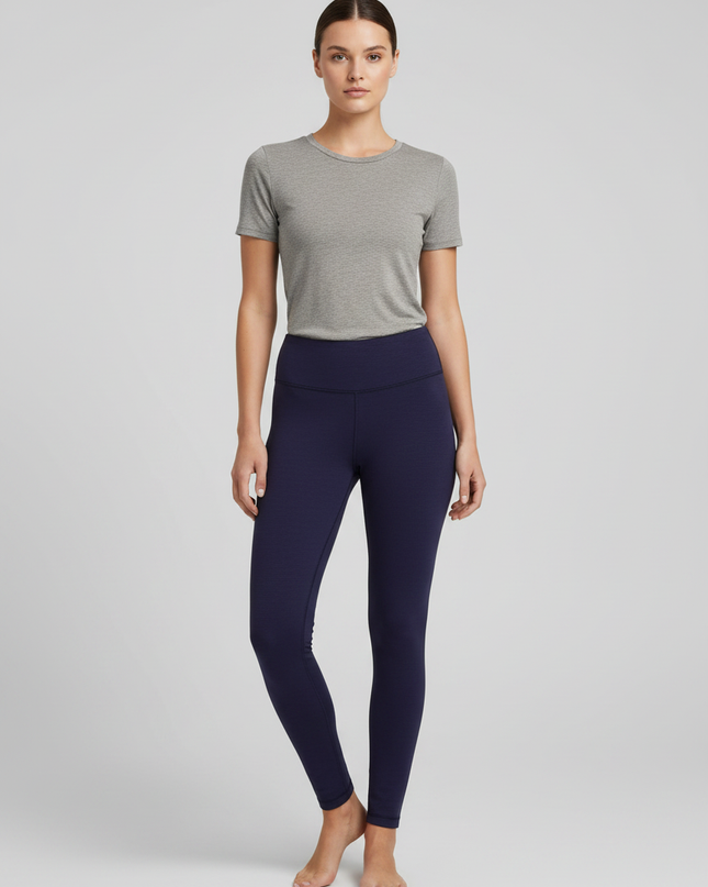 Lululemon Navy Blue High-Rise Performance Leggings