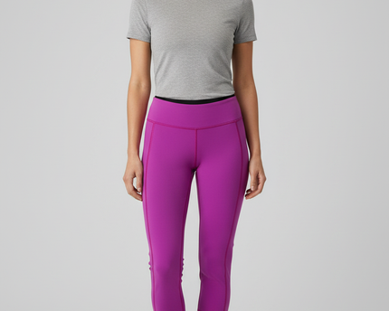 Lululemon Purple Cropped Performance Leggings