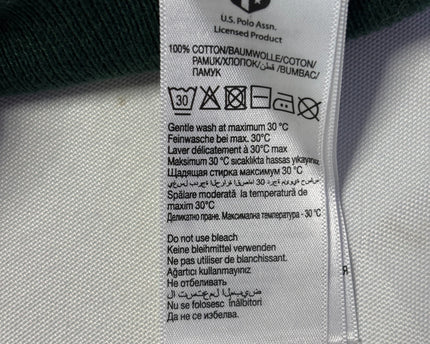 U.S. Polo Assn. Green Quarter-Zip Knit Sweater
