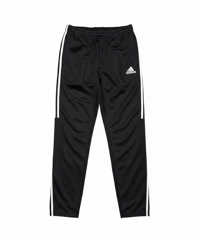 adidas Black 3-Stripe Athletic Track Pants