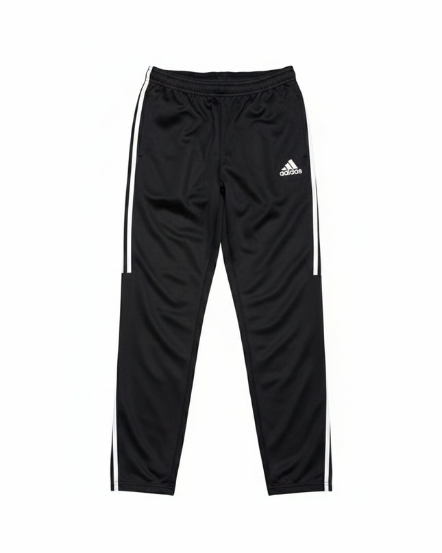 adidas Black 3-Stripe Athletic Track Pants