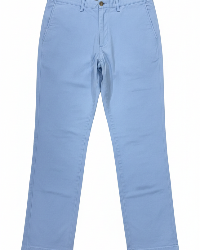 Polo Ralph Lauren Light Blue Stretch Straight Fit Pants
