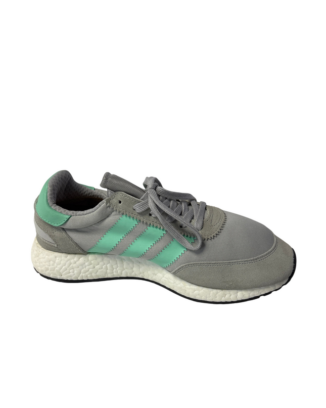 Adidas Grey Three Stripes Boost Sneakers