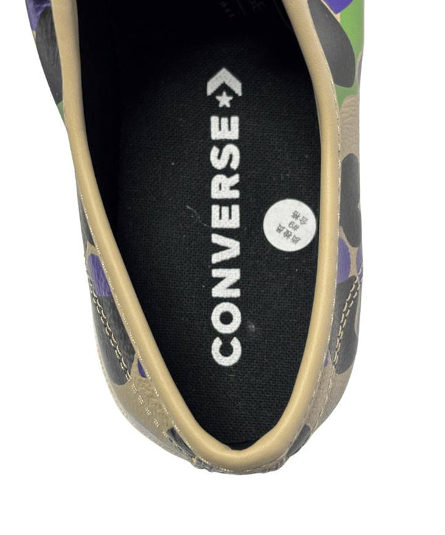 Converse Jack Purcell Multicolor Camo Heart Print Leather Sneakers
