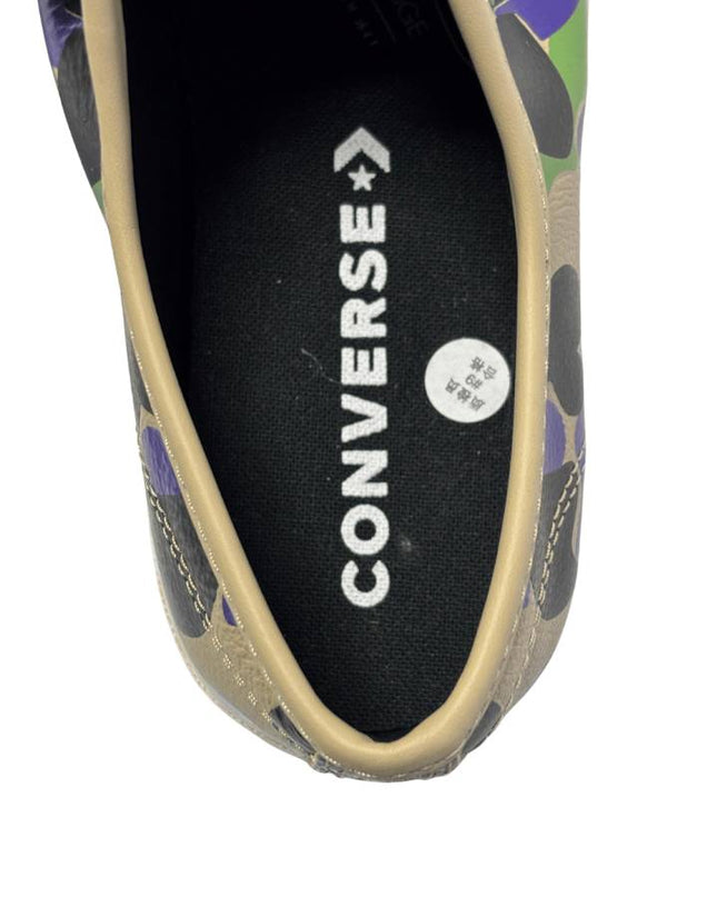 Converse Jack Purcell Multicolor Camo Heart Print Leather Sneakers