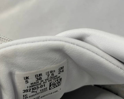 Puma White Mayze Stack Leather Platform Sneakers