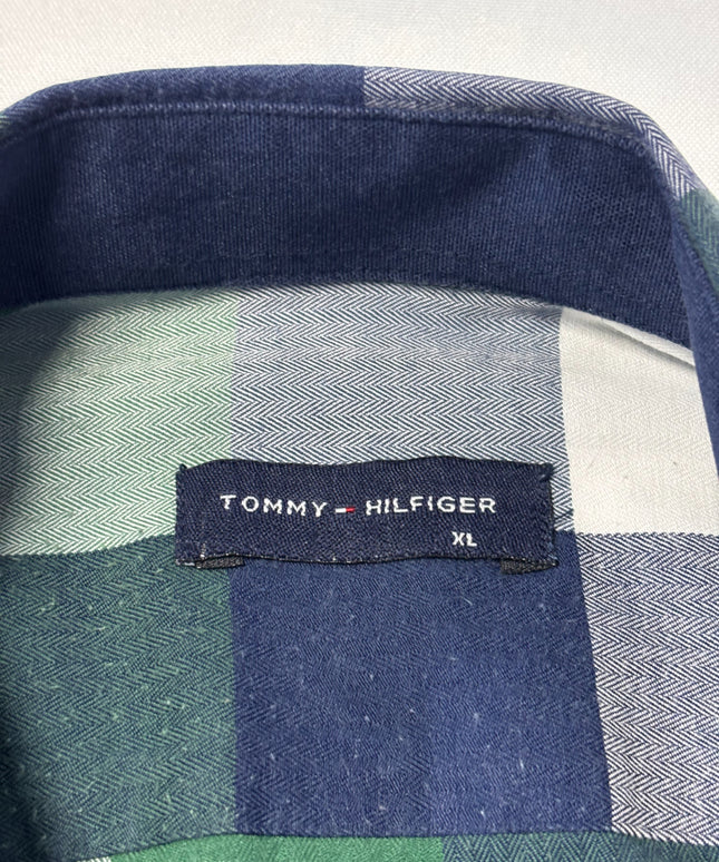 Tommy Hilfiger Green/Navy Blue Check Shirt