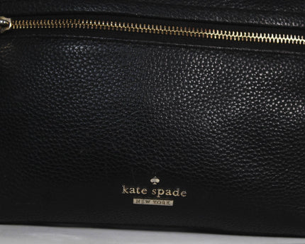 Kate Spade Black Pebbled Leather Crossbody Bag