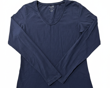 MEME Navy V-Neck Long Sleeve T-Shirt