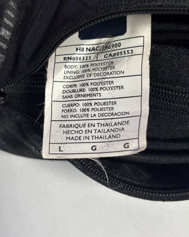 Jordan Black Embossed Pattern Zip-Up Hoodie Jacket