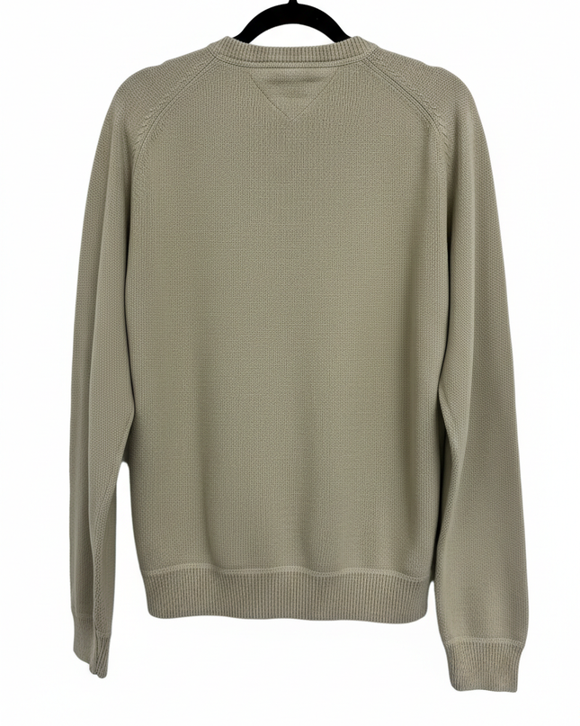 Tommy Hilfiger Sport Beige Crewneck Knit Sweater