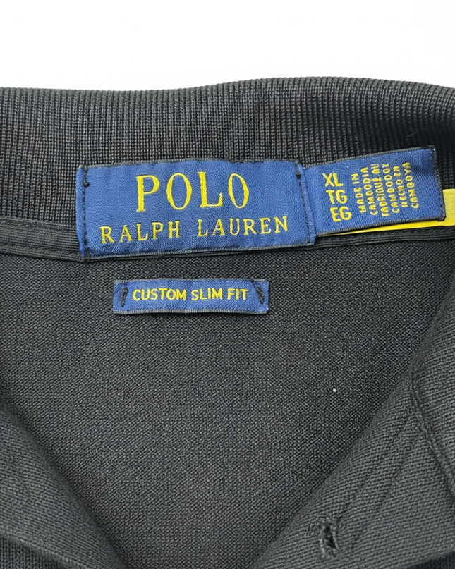 Ralph Lauren x Australian Open Performance Black/Blue Polo Shirt