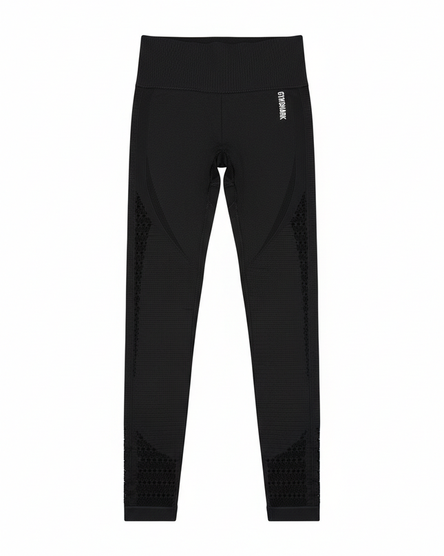 Gymshark Energy+ Seamless High-Waisted Black Leggings