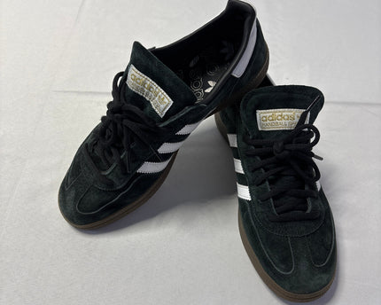 Adidas Black Three-Stripes Suede Sneakers