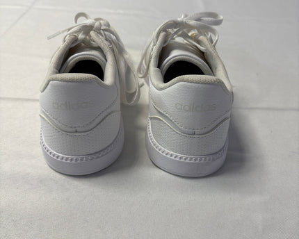 Adidas White Cloudfoam Plus Three-Stripes Sneakers