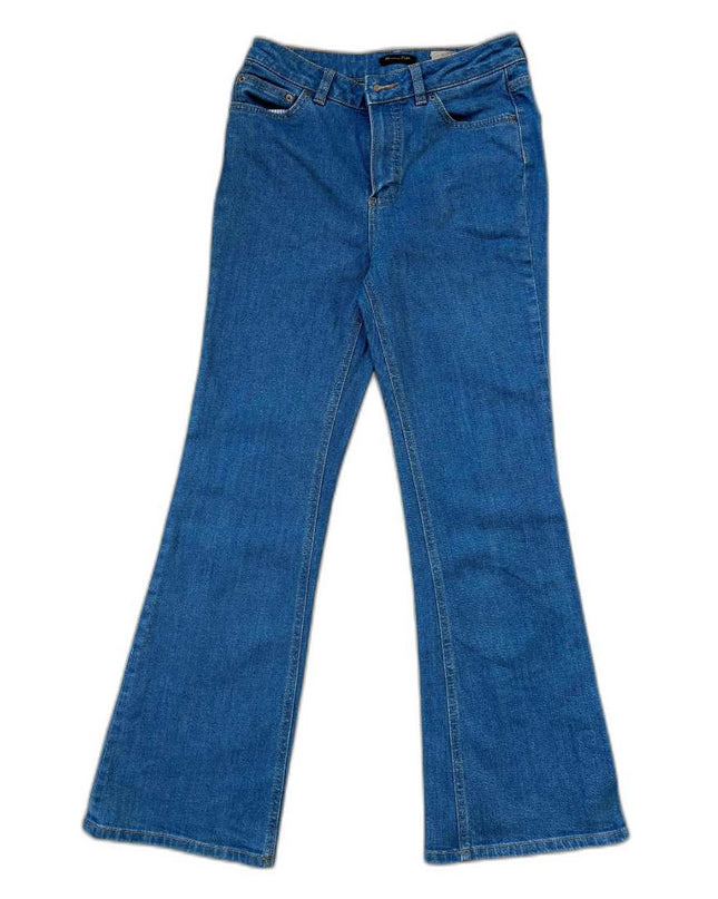 Massimo Dutti Flared Blue Denim Jeans - XS | Waist: 24"
