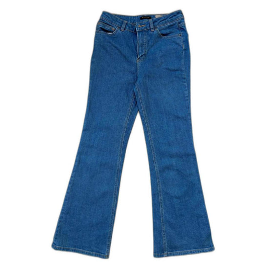 Massimo Dutti Flared Blue Denim Jeans - XS | Waist: 24"