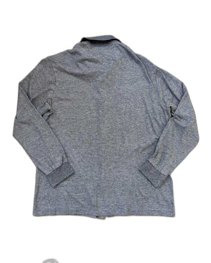 Lacoste Grey Long-Sleeve Button-Down Shirt - M