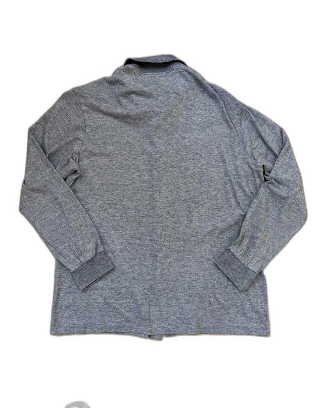 Lacoste Grey Long-Sleeve Button-Down Shirt - M