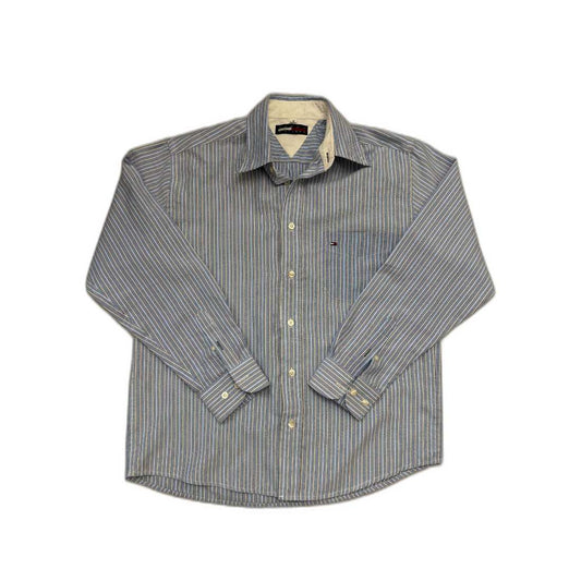 Tommy Hilfiger Classic Fit Multi-Stripe Blue Shirt - M
