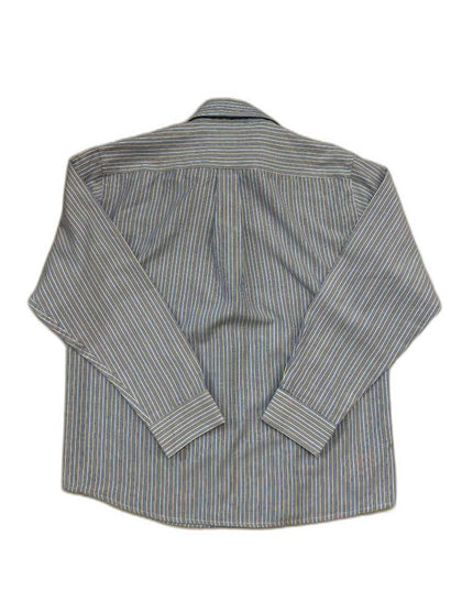 Tommy Hilfiger Classic Fit Multi-Stripe Blue Shirt - M