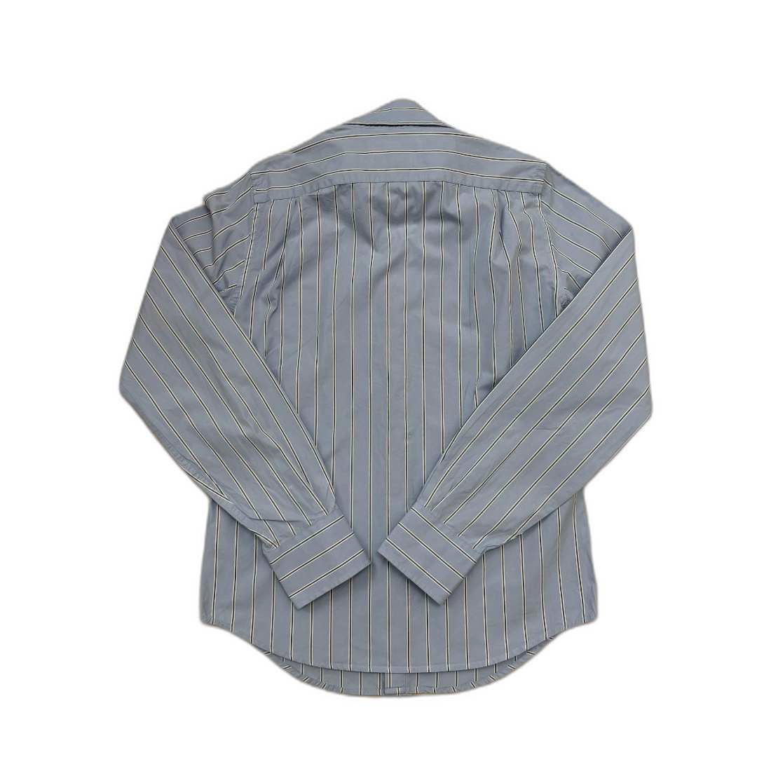 Abercrombie & Fitch Muscle Fit Blue Pinstripe Shirt - S