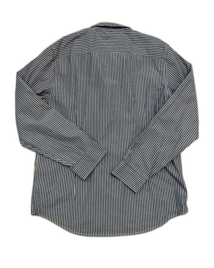 Tommy Hilfiger Slim Fit Navy Pinstripe Shirt - XL