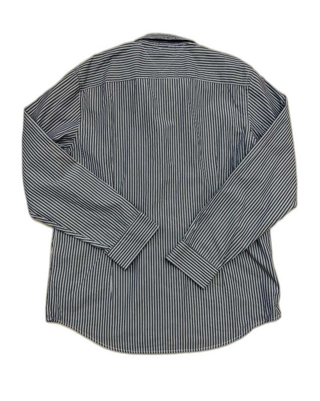 Tommy Hilfiger Slim Fit Navy Pinstripe Shirt - XL