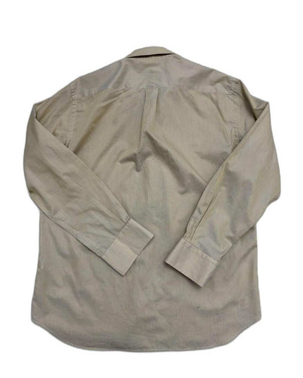 Ralph Lauren Blake Classic Beige Cotton Button-Up Shirt- M