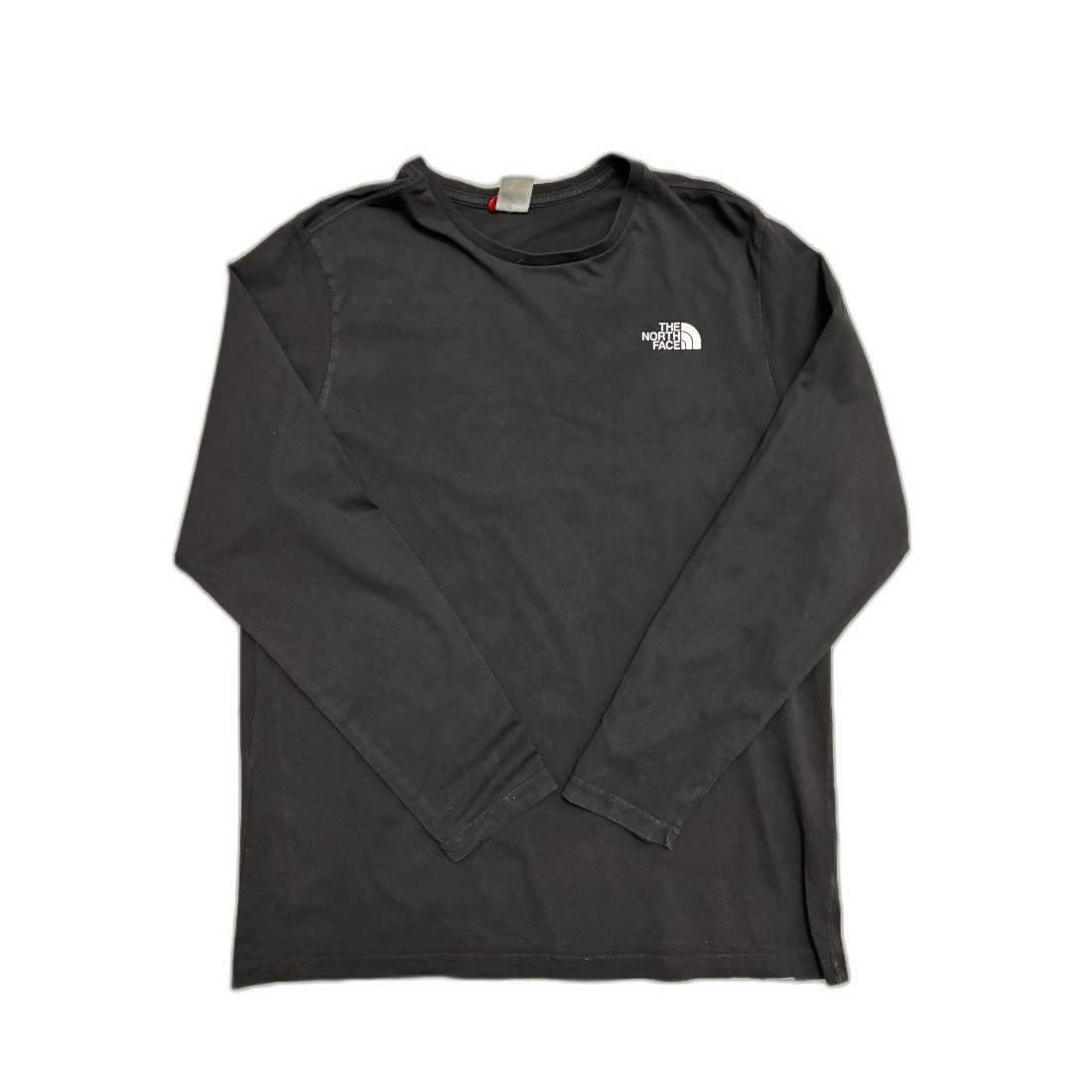 The North Face “Never Stop Exploring” Black Long Sleeve Graphic T-Shirt - M