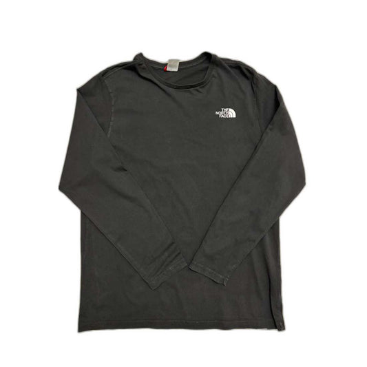 The North Face “Never Stop Exploring” Black Long Sleeve Graphic T-Shirt - M