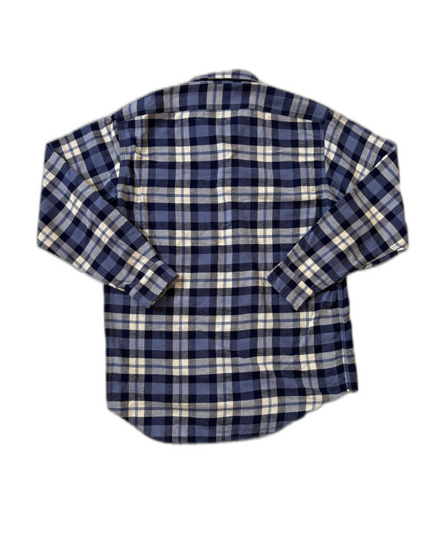 Ralph Lauren Dungaree Blue & Cream Checks Polo shirt - S